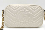 Gucci Gg Marmont Chevron Quilted Leather Camera Crossbody Bag Eb1026pxzsa