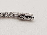 4.05 Cttw Lab Grown Diamonds 14k Wg 6.01g Tennis Bracelet 7 In Do0326lwxzde