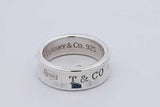 1997 Tiffany & Co. 1837 Sterling Silver Band Ring 7.3 Grams Size 6 Eb1125rxdu