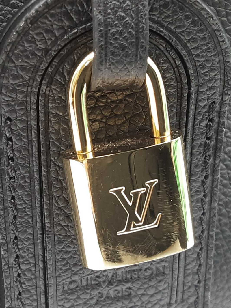Louis Vuitton On My Side Mm Black Leather Tote Bag Fw0525lczxdu