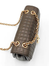Celine Medium Quilted C Bag In Brown Leather Fw1026pxzdu