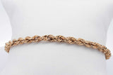 10k Yellow Gold Rope Bracelet 2.9 Grams 9 Inch Eb0426crsa