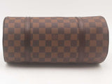 Louis Vuitton Damier Ebene Papillon 28 Brown Handbag Aa0126wrzsa