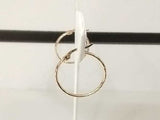 14k Yellow Gold Hoop Earrings 1 Grams Ok0926rlmia