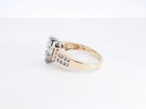0.73 Cttw Diamond & 14k Yellow Gold Engagement Ring 5 Gram Size 5.75 Fw0426wrxdu