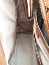 Mcm Stark Side Studs Visetos Cognac Backpack Eb0426oorsa