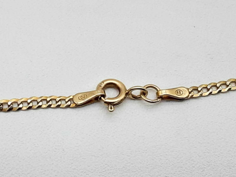 10k Yellow Gold 3.3g Curb Chain 20 In Do0225sxde