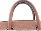 Hermes Birkin Hac 40 Gold Brown Togo Palladium Duffle Bag Vc1025lpzxzmia
