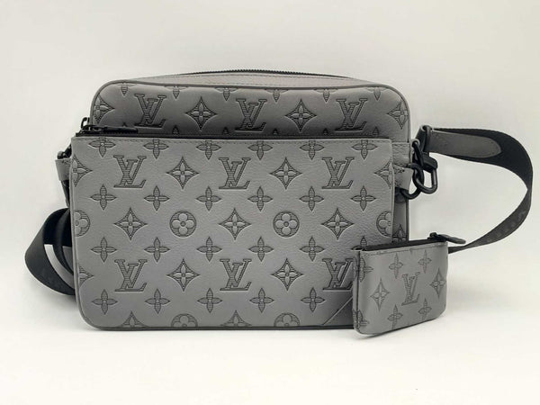 Louis Vuitton Embossed Monogram Calfskin Trio Messenger Bag Sd0425oxzsa