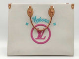 Louis Vuitton On The Go Gm My Konos Embroidered Tote Beige Aa0826lzxzsa