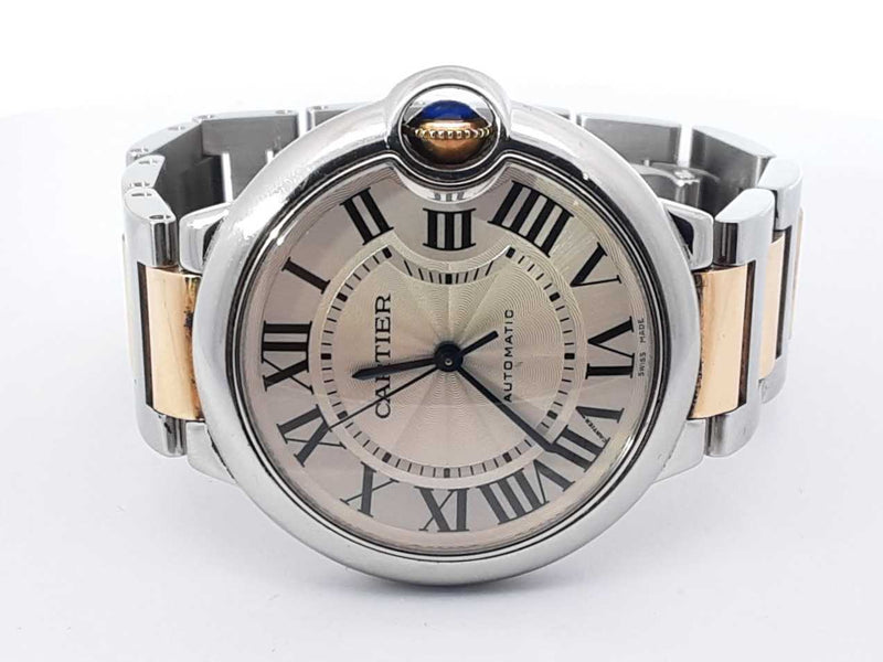 Cartier Ballon Bleu 36mm Stainless Steel 18k Yg Automatic Watch Sd1125pozxsa