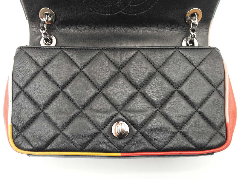 Chanel Cuba Color Flap Black Quilted Leather Shoulder Bag Do0525oxzxde