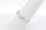 0.9cttw Lab Grown Emerald Cut Diamond Ring 14k White Gold Size 6.75 Eb0826prxsa