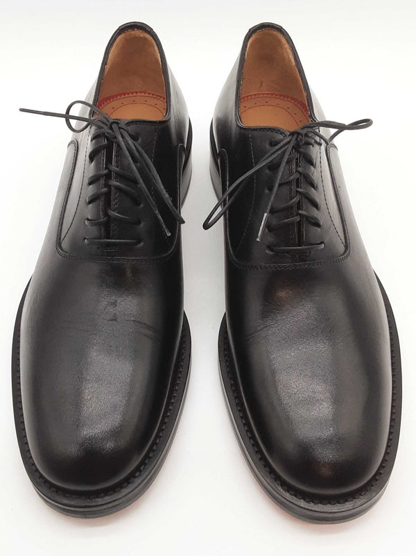 Christian Louboutin City Bro Flat Black Leather Shoes Size Eu 39.5 Do0425lxzde