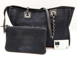 Chanel Deauville Black Shopping Tote Do0825lrxzde