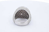 5.1cttw Diamond 14k White Gold Ring 23.2 Grams Size 8.5 Eb0626ocirde