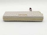Michael Kors Zipper Wallet White Aa0626pzsa