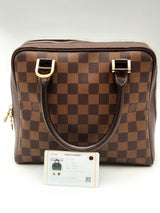 Louis Vuitton Damier Ebene Brera Top Handle Bag Eb0125rresa