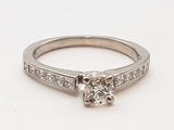 0.50 Cttw Diamonds 0.95 Platinum 3.9g Ring Size 6.5 Do0325worde