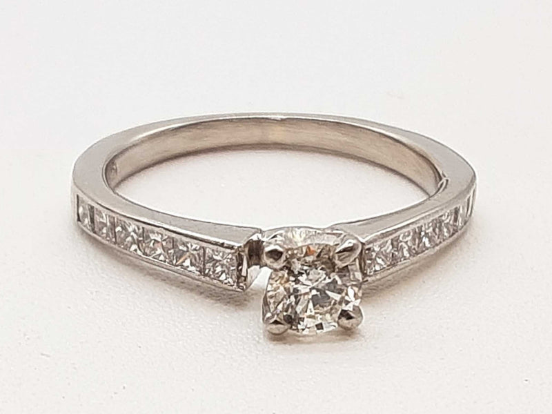 0.50 Cttw Diamonds 0.95 Platinum 3.9g Ring Size 6.5 Do0325worde