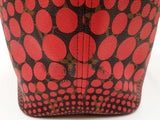 Louis Vuitton X Yayoi Kusama Limited Edition Neverfull Mm In Rouge Monogram Waves Coated Canvas Fw0726irxdu