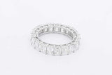 6.3cttw Lab Grown Diamond Eternity Band 14k White Gold 3.2g Size 6.5 Eb826lixzsa