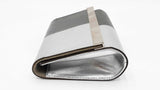 Fendi Mini Rush Bi-color Metallic Saffiano Leather Clutch Sd0526ozxdu