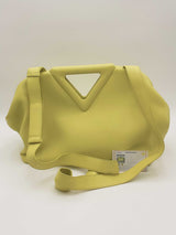Bottega Veneta Neon Yellow Leather The Point Top Handle Bag Eb0526rxzsa
