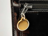 Chanel Vintage Timeless Black Patent Leather Wallet On Chain Sd0625lozdu