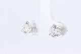 2.00ctw Lab Grown Diamond Stud Earrings In 14k White Gold 1.1 Grams Eb0225wordu