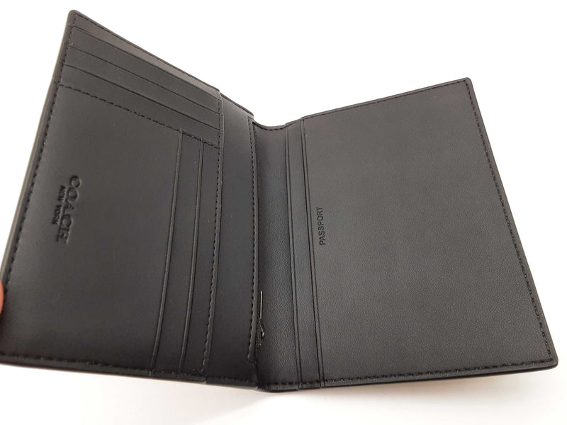 Coach Brown Signature Coated Canvas Passport Holder Do1025oxde