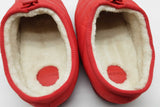 Coach Red Rachelle Monogram Quilted Slippers Size 10b Eb0326crde