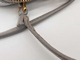 Yves Saint Laurent Metallic Silver Leather Camera Crossbody Bag Eb0826psxde