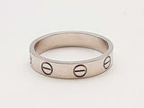 Cartier Love Band 18k White Gold 3.3g Ring C Size 50 Do0525ixzde