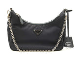 Prada Re-edition 2005 Shoulder Bag In Navy Blue Re-nylon Fw0726plzdu