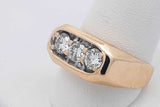 0.6cttw Diamond Ring In 14k Yellow Gold 13.2 Grams Size 9 Eb0326llrxsa
