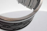 Gucci Twirl Gg Brown Leather Stainless Steel Bracelet Watch Eb0826lorde