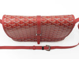 Goyard Belvedere 2 Messenger Bag In Red Goyardine Coated Canvas Fw1225loxzdu