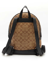Coach Kenley Backpack In Signature Coated Canvas & Black Saffiano Leather Fw00925lzxdu