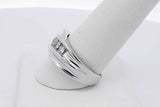 0.25cttw Diamond Ring In 14k White Gold 5.9 Grams Size 9.25 Eb0926cxzsa