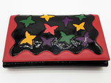 Yves Saint Laurent Ysl Butterfly Cut Out Black Wallet On Chain Do0726wxzde