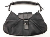 Christian Dior John Galliano Street Chic Black Leather Shoulder Bag Do0525orxde