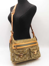 Louis Vuitton Baggy Pm Shoulder Bag In Lichen Green Denim Fw0526lxzxdu