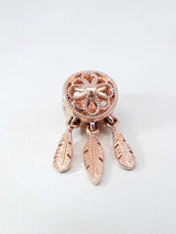 Pandora Spiritual Dreamcatcher Charm In 14k Rose Gold-plating 3.7 Gram Fw0926rdu