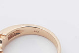 0.62cttw Diamond Ring In 14k Yellow Gold 5.6 Grams Size 6.25 Eb0525czxsa