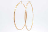 18k Yellow Gold Hoop Earrings 2.8 Grams Eb0826ocrsa