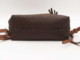 Michael Kors Rhea Medium Slim Logo Backpack Brown Aa0824rzsa