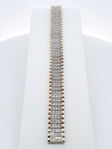 2.32 Cttw Diamond & 10k Yellow Tennis Bracelet 27.9 Grams 7.25 Inch Fw0425lexzdu