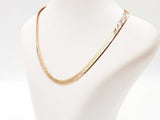 14k Yellow Gold Herringbone Chain Necklace 22.6 Grams 16 Inches Fw0726lpzxdu