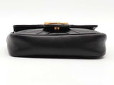 Gucci Gg Marmont Mini Shoulder Bag Black Aa0826worsa